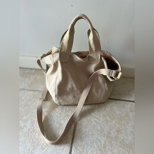Gap leather bag beige color size M